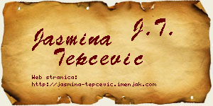Jasmina Tepčević vizit kartica